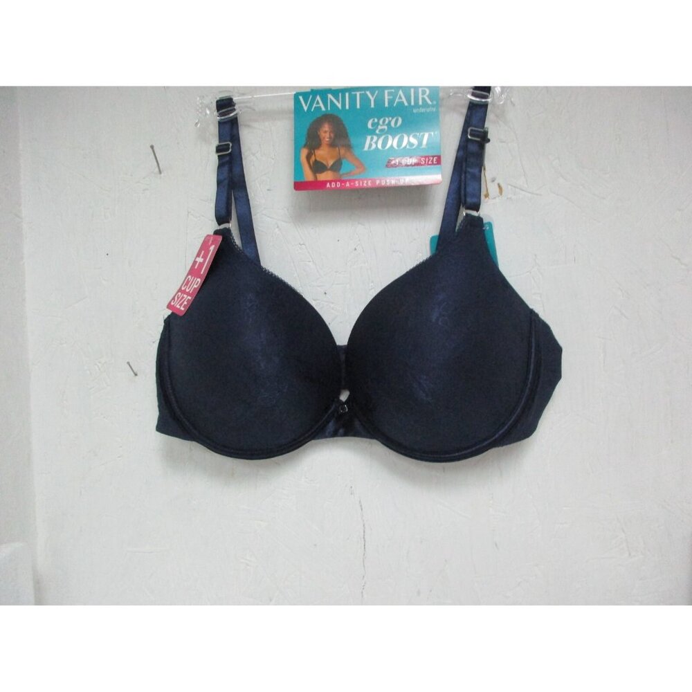 Vanity Fair  Women's Bra 2131101 Ego Boost GhostNavy Size 36C New !!!!